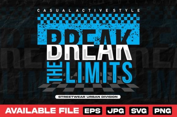 Break the Limits: A Versatile Urban T-Shirt Design