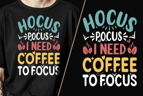 Coffee to Focus: A Modern T-Shirt Design Gem