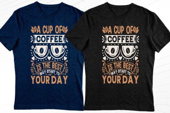 Cup of Coffee Modern T-Shirt Design Review