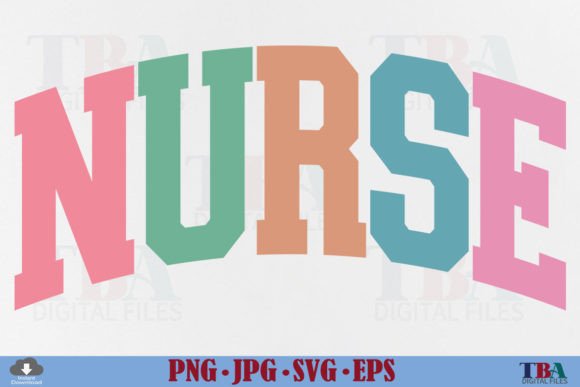 Nurse SVG Retro Nurse PNG: Graphics for T-Shirt Designs