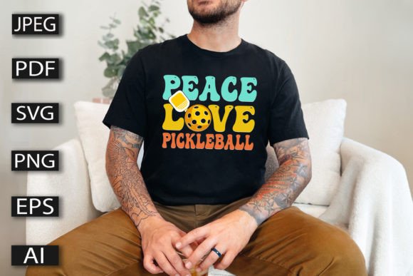 Pickleball Typography T-Shirt Design for Creative Graphics