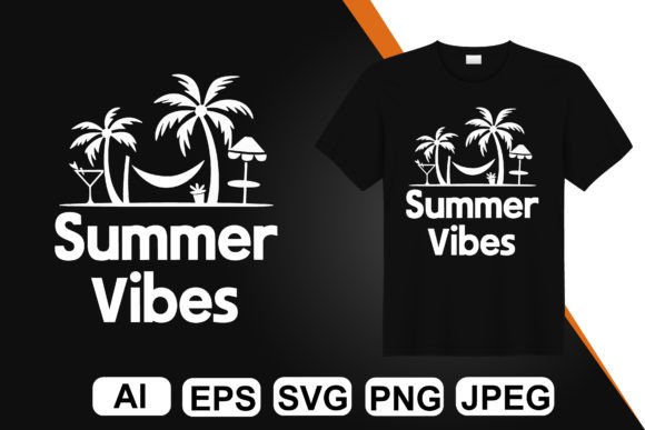 Summer T-shirt Design Graphics for Local Branding