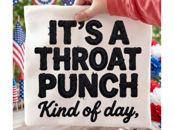 Throat Punch Funny Day Meme T-Shirt Design