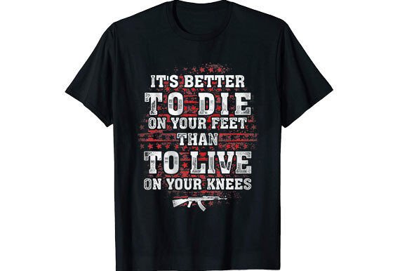Veteran Typography T-shirt Design Review
