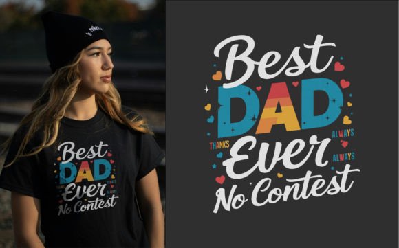 World Best Dad T-Shirt: A Bold Graphic for Publishers